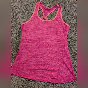 Danskin Pink Fitted Cut Out Tank Top